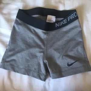 Grey / Gray Nike Pro Spandex
